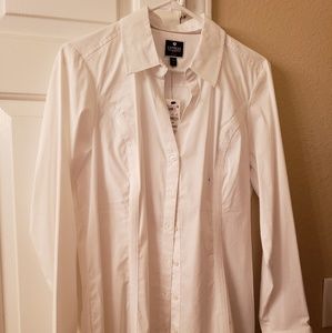 Express  essential white blouse NWT